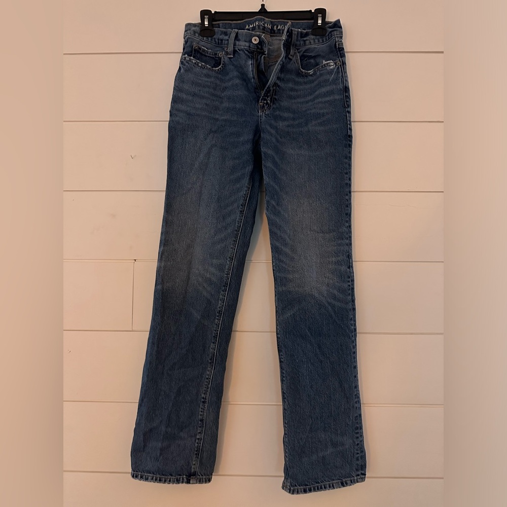Women’s American Eagle Low Rise Baggy Straight Jean